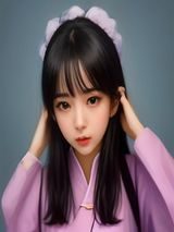 重生复仇短剧封面，女主角重生后眼神坚定充满复仇意志